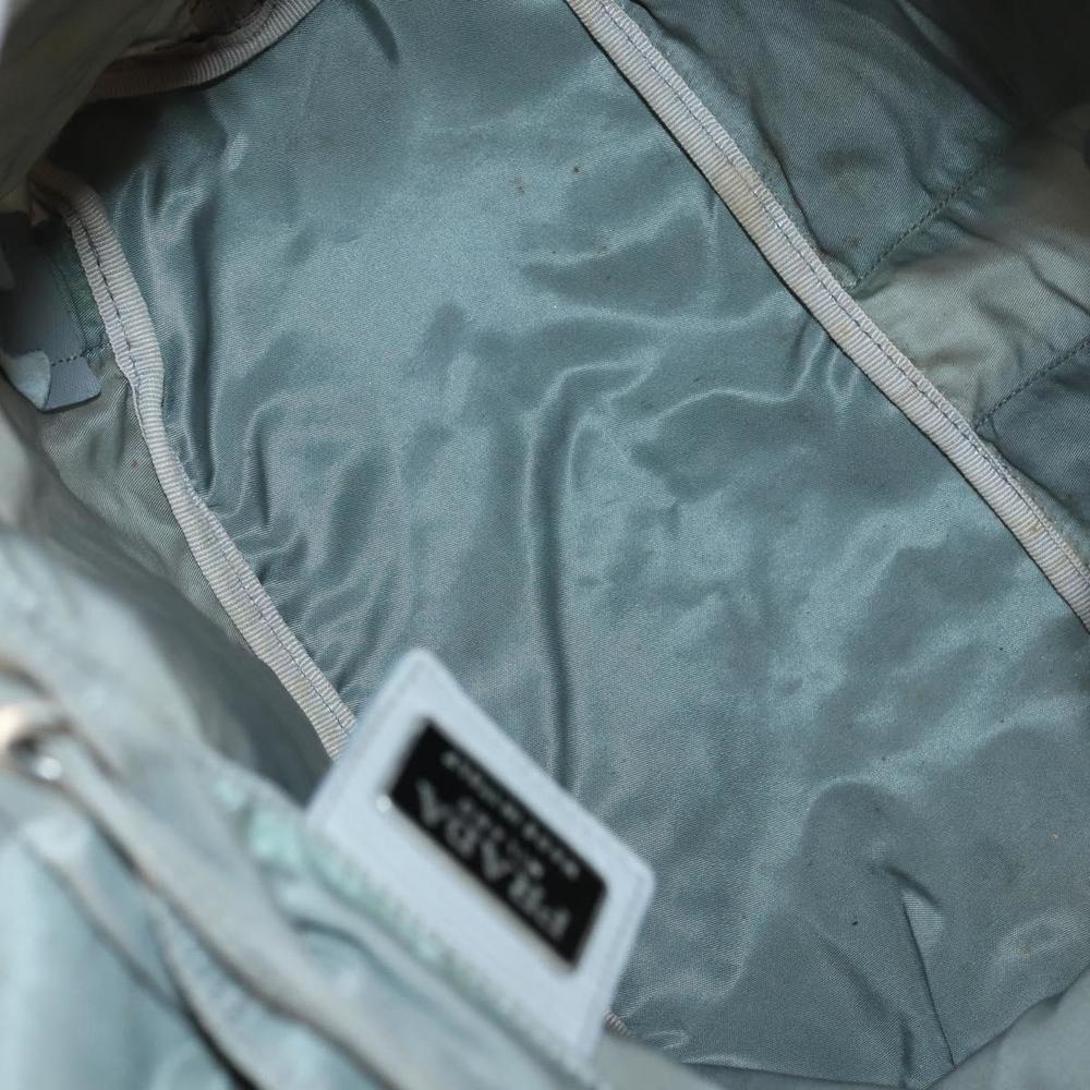 PRADA Backpack Nylon Green Silver Auth 141751 - Picture 11 of 16
